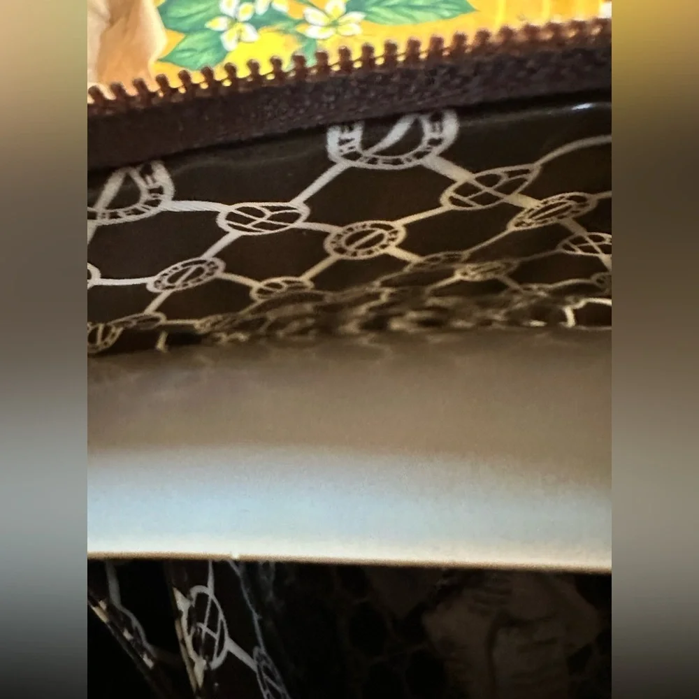 Henri Bendel Centennial Stripes Vintage Train Case Please Read